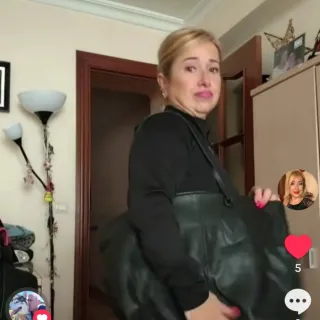 Bolso grande negro Zara