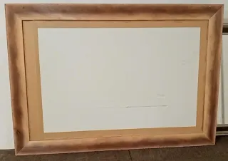 Cuadro Marco Madera Negro