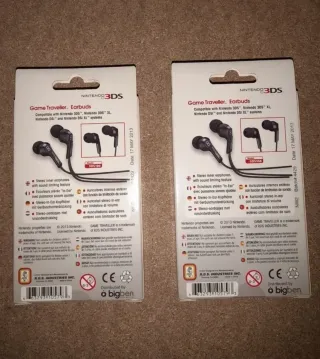 *Oferta*OFICIAL NINTENDO.Auriculares DSi,3DS...