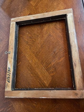 Cornice vintage legno dorato