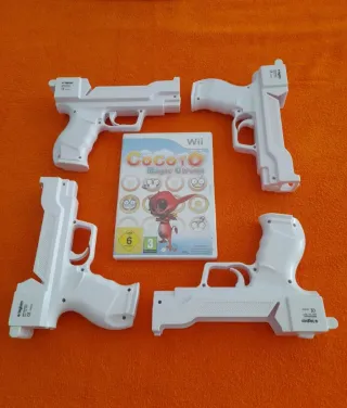 Oferta"NUEVO"Juego Wii Cocoto Circus + 4 pistolas
