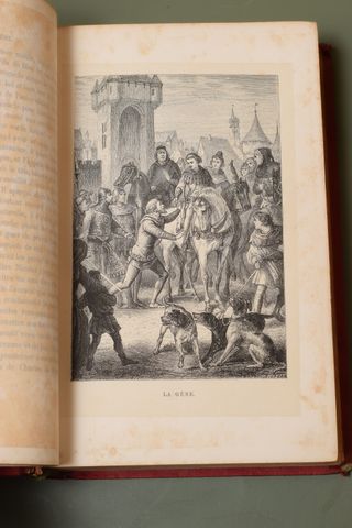 1874 LIBRO ANTIGUO HISTORIA DE FRANCIA - CUENTOS