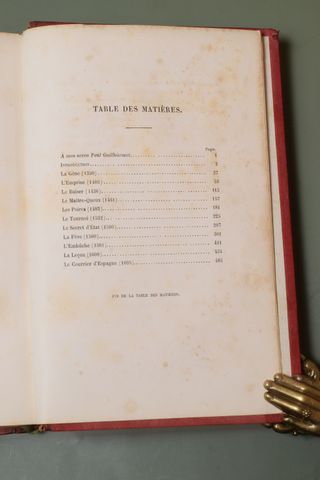 1874 LIBRO ANTIGUO HISTORIA DE FRANCIA - CUENTOS