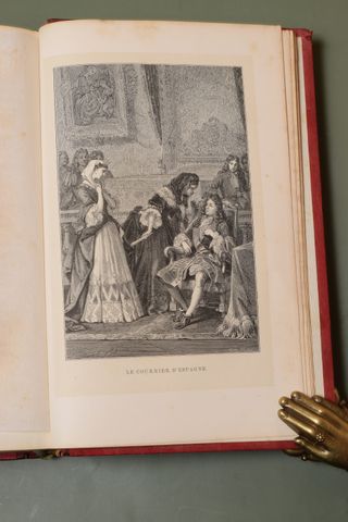 1874 LIBRO ANTIGUO HISTORIA DE FRANCIA - CUENTOS