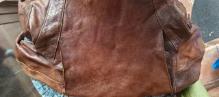 Cazadora Cuero Chevignon Marrón