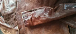 Cazadora Cuero Chevignon Marrón