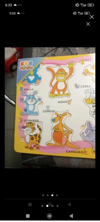 Puzzle de Madera Animales Infantiles