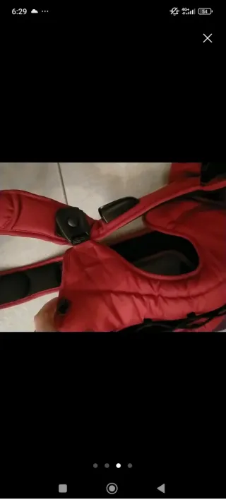 Mochila Porta Bebés Bebeconfort Roja