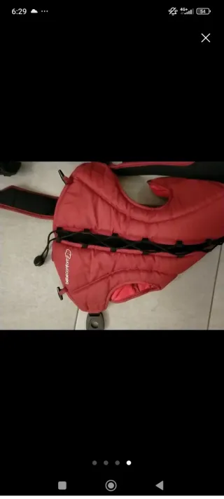 Mochila Porta Bebés Bebeconfort Roja