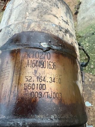 Catalizador Mercedes ML 350 Gasolina Con las sonda