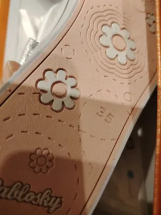 Bailarinas Pablosky plateadas talla 35 Nuevas