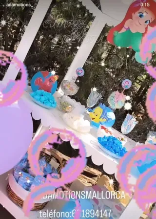 Carrito de madera para eventos