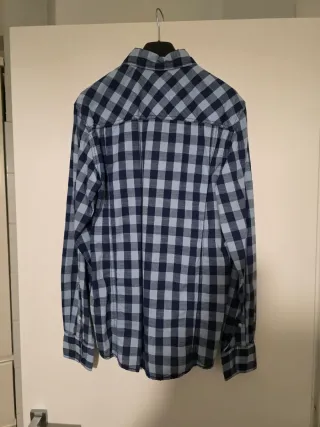 Camicia uomo quadri blu Grand & Hills