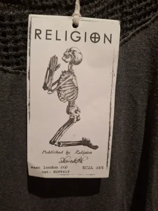 Vestido Religion gris talla S nuevo a estrenar