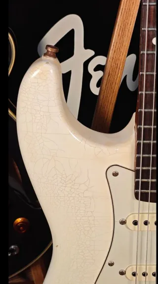 BB Custom Stratocaster Olympic White Relic 2022