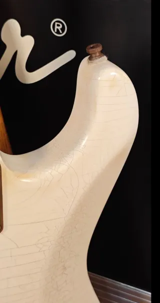 BB Custom Stratocaster Olympic White Relic 2022