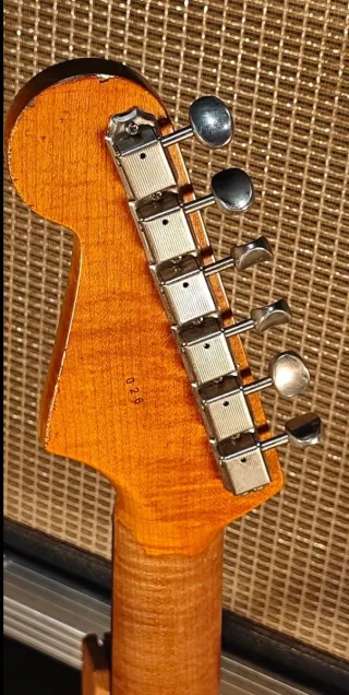 BB Custom Stratocaster Olympic White Relic 2022