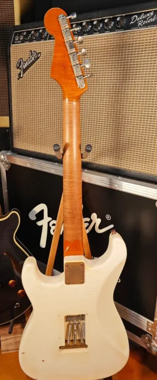 BB Custom Stratocaster Olympic White Relic 2022