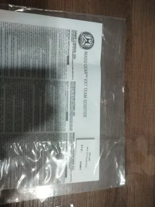 Patinete Scooter Azul y Negro