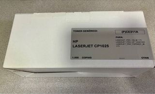 Tóner HP LaserJet CP1025 (P)CE311A