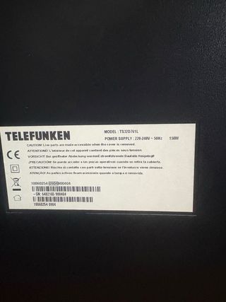 Smart TV Telefunken Negra