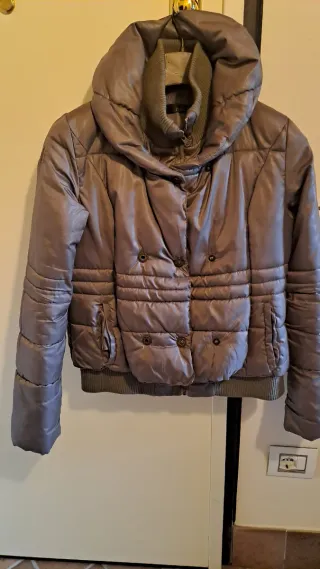 Giubbotto donna marrone/verde oliva