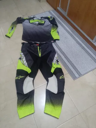 Traje Enduro FXR Moto ProRace Negro