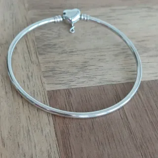 Bracciale rigido Pandora Cuore Argento