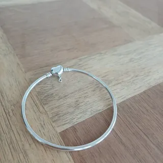 Bracciale rigido Pandora Cuore Argento