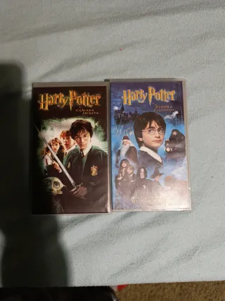 Películas VHS Harry Potter 1 y 2 (Español)