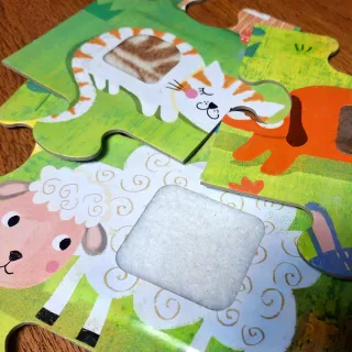 Headu Puzzle tattile Montessori Fattoria