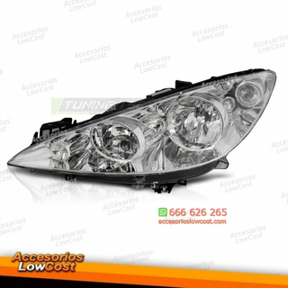 FARO CROMADO LED LADO IZQUIERDO TYC PARA PEUGEOT