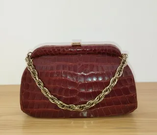 BOLSO PIEL DE COCODRILO