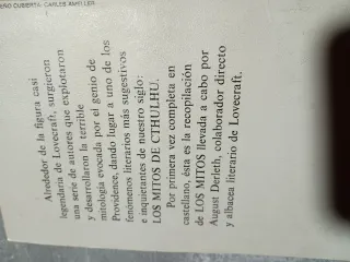 Relatos de los mitos de cthulhu. I