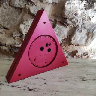 Orologio da tavolo rosso