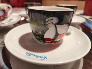 Set 6 Tazzine Caffè Porcellana D'Autore