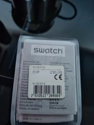 Swatch Irony Cronografo Nero Blu acciao