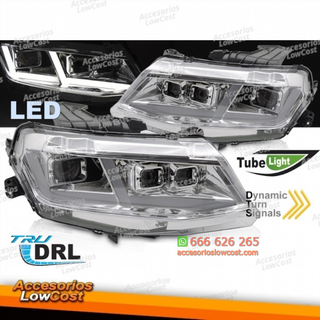 FAROS DELANTEROS PARA CHEVROLET CAMARO 16-18 LED