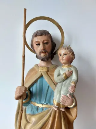 San José Talla Madera Olot 34cm