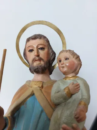 San José Talla Madera Olot 34cm