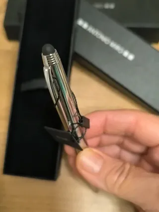 Bolígrafo Antonio Miró Acero