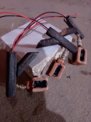 Farolillos de pared con escuadra y con LED llama