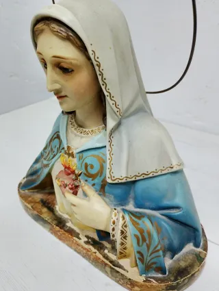 Busto Virgen Inmaculada Corazón Sagrado