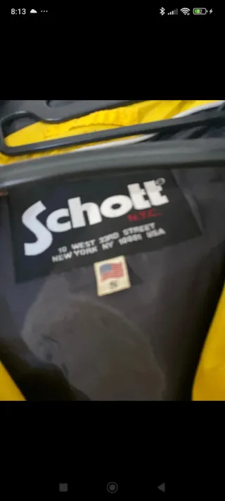 Chaqueta Schott Plumas Talla S