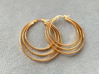 Pendientes aros plata