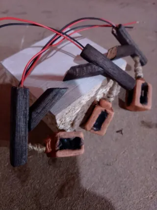 Farolillos de pared con escuadra y con LED llama