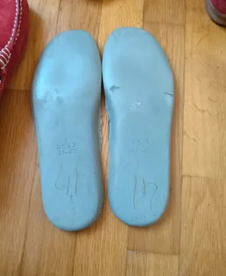 Mocassini Warren&Parker camoscio rossi 42