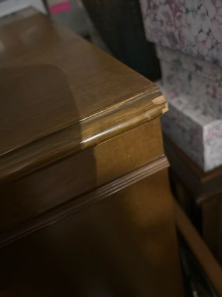 Segretario stile barocco in legno