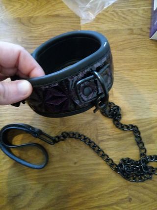 Collar fetiche Blase con cadena