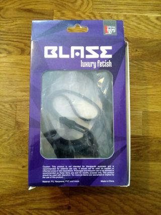 Collar fetiche Blase con cadena